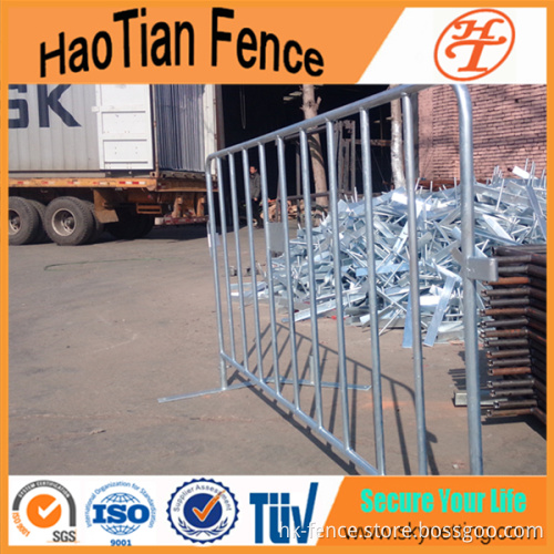 Hot Dip Galvanized metal Crowd Control Barrier , temporary barricade to party and event rental